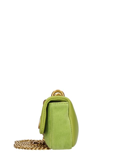 Borsa in pelle e camoscio LA CARRIE | TRANSITION MINIVERDE MELA